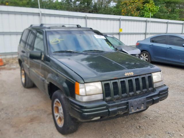 1J4EZ78S4TC109228 - 1996 JEEP GRAND CHER GREEN photo 1