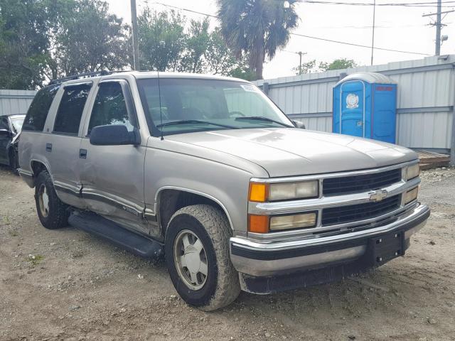 1GNEC13R9XJ458337 - 1999 CHEVROLET TAHOE C150 TAN photo 1