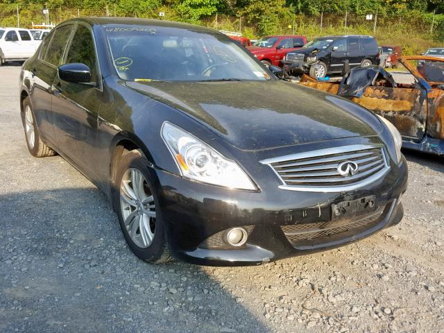 JN1CV6AR1AM251900 - 2010 INFINITI G37 BLACK photo 1