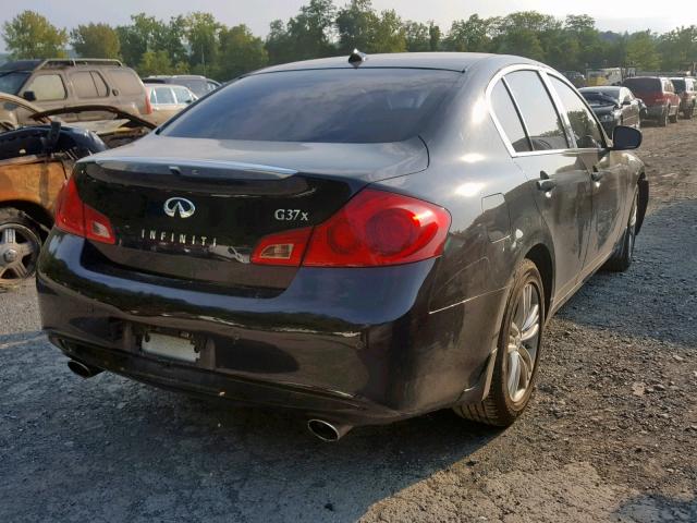 JN1CV6AR1AM251900 - 2010 INFINITI G37 BLACK photo 4