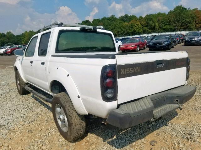 1N6ED27T91C403798 - 2001 NISSAN FRONTIER C WHITE photo 3