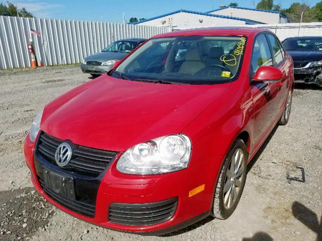 3VWRA7AJXAM156448 - 2010 VOLKSWAGEN JETTA WOLF RED photo 2