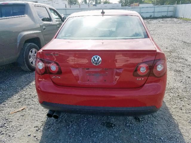 3VWRA7AJXAM156448 - 2010 VOLKSWAGEN JETTA WOLF RED photo 9