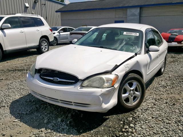 1FAFP55U03A228440 - 2003 FORD TAURUS SES WHITE photo 2