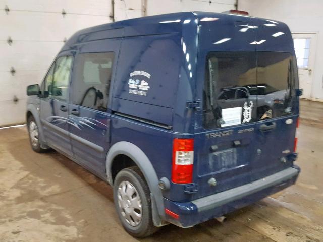 NM0KS9BN5AT013002 - 2010 FORD TRANSIT CO BLUE photo 3