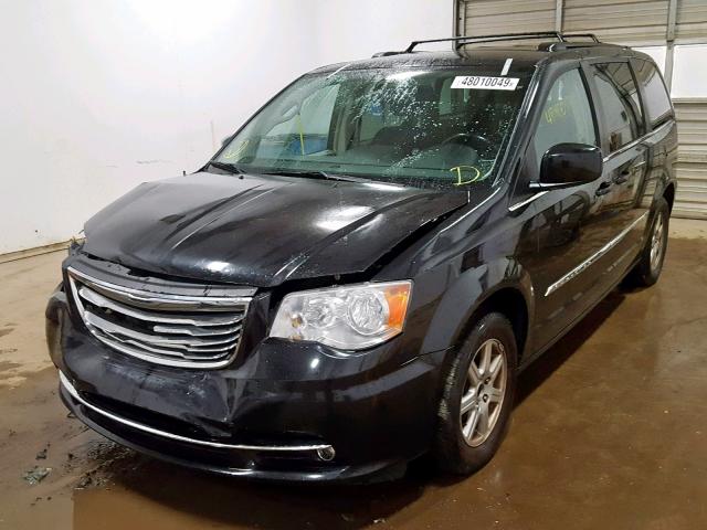 2A4RR5DG6BR712467 - 2011 CHRYSLER TOWN & COU BLACK photo 2