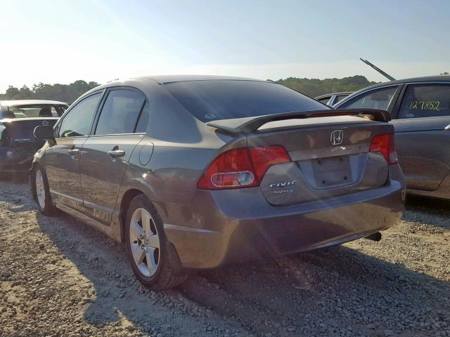 1HGFA16827L134643 - 2007 HONDA CIVIC EX GRAY photo 3