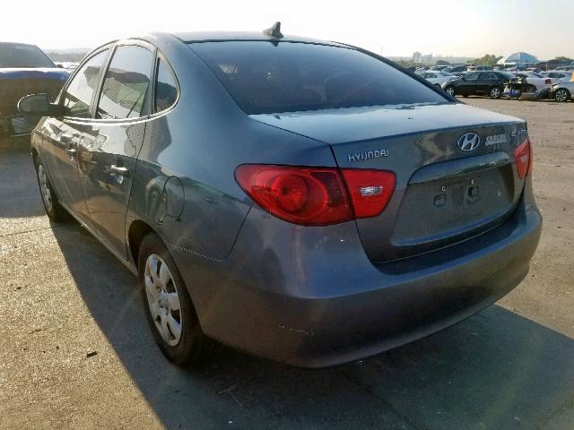 KMHDU46D29U661358 - 2009 HYUNDAI ELANTRA GL GRAY photo 3