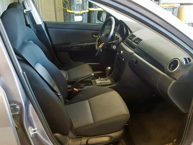 JM1BK12F161486637 - 2006 MAZDA MAZDA3 GRAY photo 5