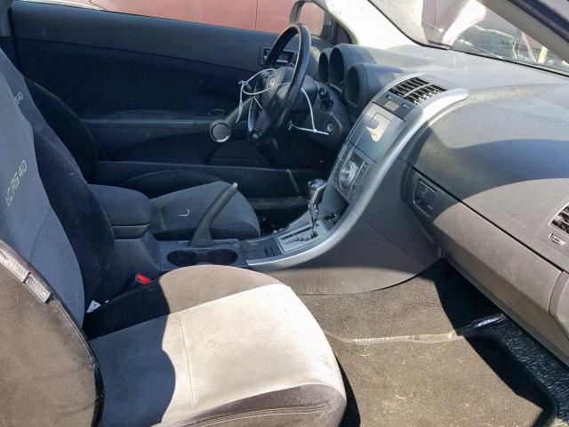JTKDE167780274927 - 2008 TOYOTA SCION TC ნაცრისფერი ფოტო 5