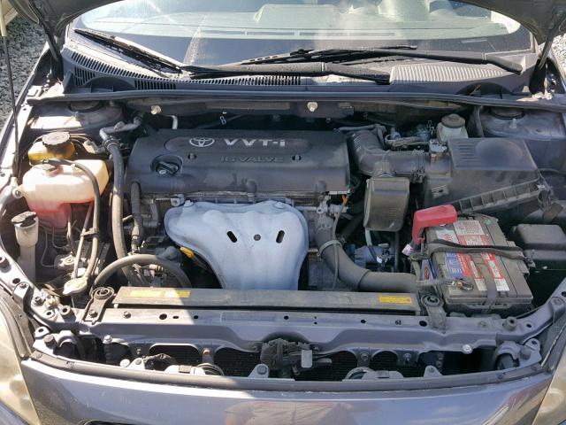 JTKDE167780274927 - 2008 TOYOTA SCION TC ნაცრისფერი ფოტო 7