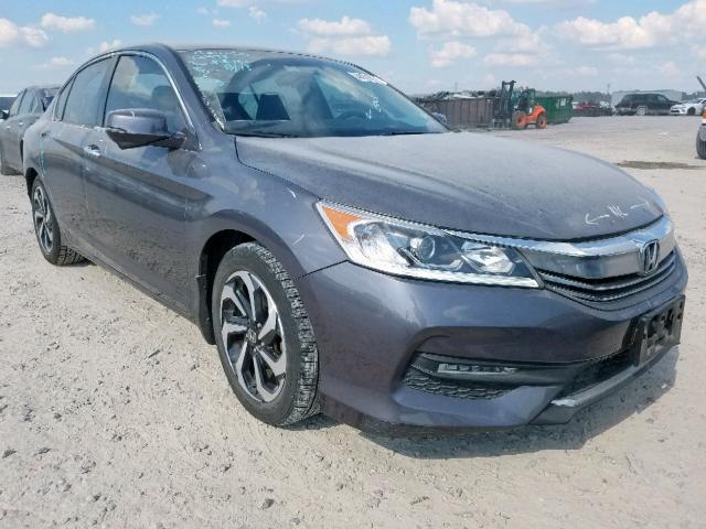 1HGCR2F88GA243735 - 2016 HONDA ACCORD EXL GRAY photo 1