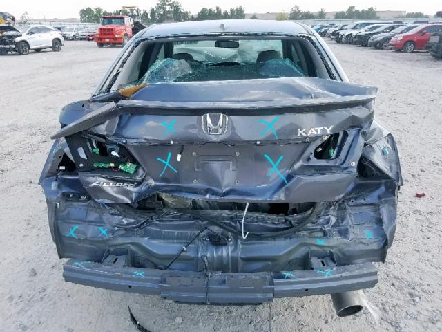 1HGCR2F88GA243735 - 2016 HONDA ACCORD EXL GRAY photo 9