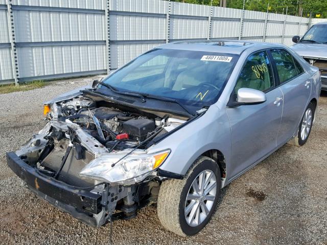 4T1BF1FK7CU067855 - 2012 TOYOTA CAMRY BASE SILVER photo 2