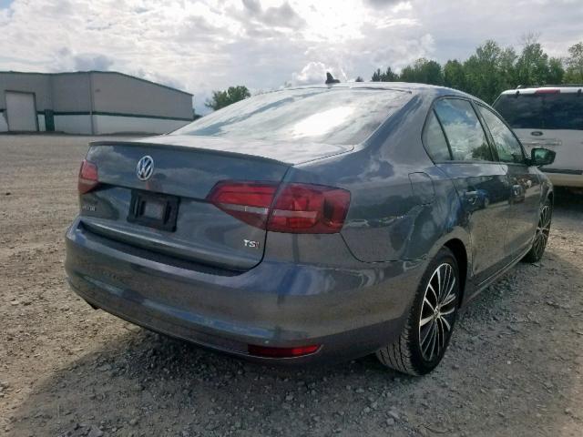 3VWD17AJ6GM408053 - 2016 VOLKSWAGEN JETTA SPOR GRAY photo 4