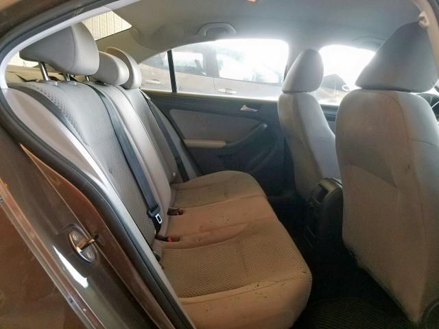 3VW2K7AJ1EM233423 - 2014 VOLKSWAGEN JETTA BASE 棕色 照片 6
