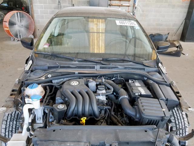 3VW2K7AJ1EM233423 - 2014 VOLKSWAGEN JETTA BASE 棕色 照片 7