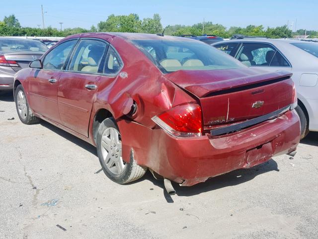 2G1WU58R879210806 - 2007 CHEVROLET IMPALA LTZ RED photo 3