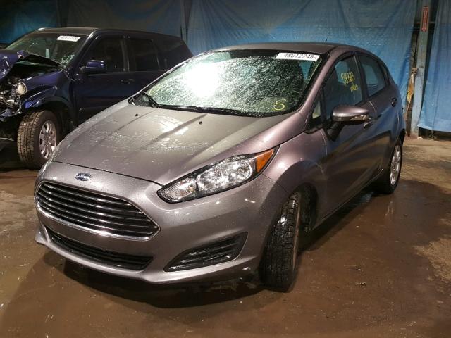 3FADP4EJ5EM200713 - 2014 FORD FIESTA SE GRAY photo 2