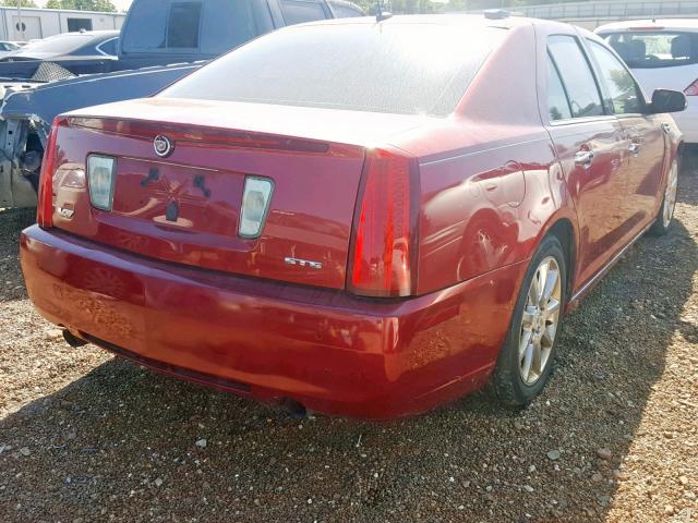 1G6DZ67A080172665 - 2008 CADILLAC STS BURGUNDY photo 4