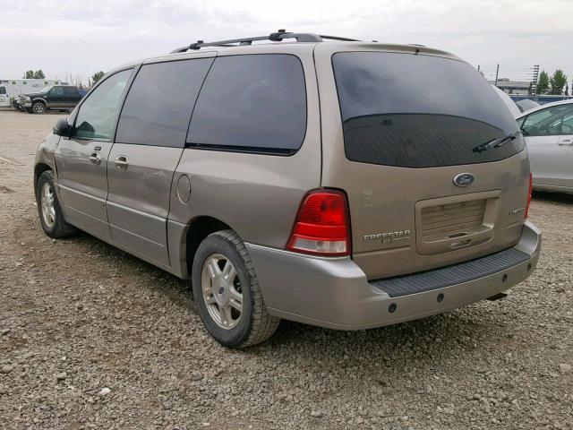 2FMDA58234BB13622 - 2004 FORD FREESTAR L BEIGE photo 3