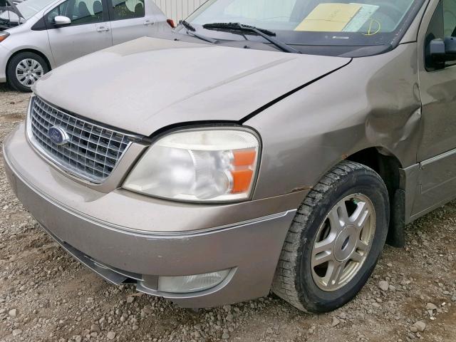 2FMDA58234BB13622 - 2004 FORD FREESTAR L BEIGE photo 9