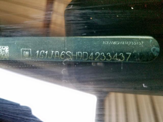 1G1JA6SH9D4233437 - 2013 CHEVROLET SONIC LS 银色 照片 10