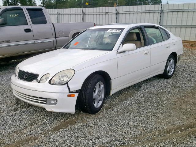 JT8BD68S6Y0099178 - 2000 LEXUS GS 300 WHITE photo 2