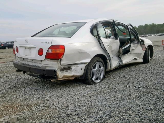 JT8BD68S6Y0099178 - 2000 LEXUS GS 300 WHITE photo 4