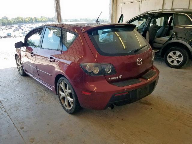 JM1BK344591188328 - 2009 MAZDA 3 S MAROON photo 3