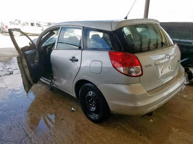 2T1KR32E73C015808 - 2003 TOYOTA MATRIX GRAY photo 3