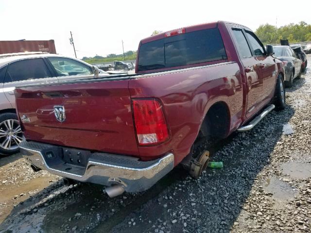 1C6RR6GT1FS674534 - 2015 RAM 1500 SLT RED photo 4