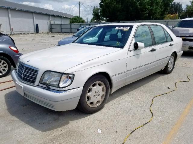 WDBGA51E2TA310800 - 1996 MERCEDES-BENZ S 500 WHITE photo 2