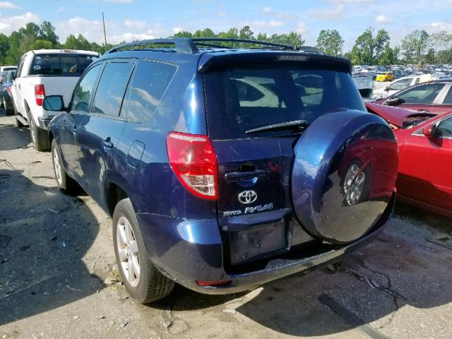 JTMBD31V275116659 - 2007 TOYOTA RAV4 LIMIT BLUE photo 3