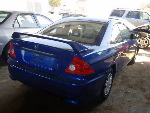 1HGEM22384L008057 - 2004 HONDA CIVIC DX V BLUE photo 4