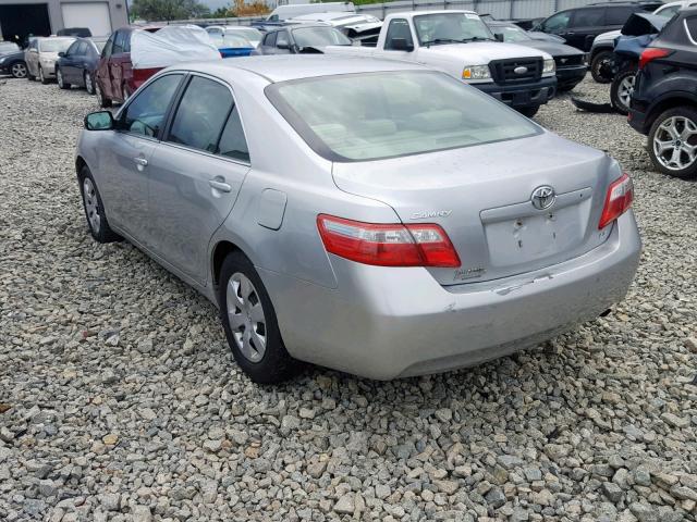 4T1BE46K47U590163 - 2007 TOYOTA CAMRY NEW SILVER photo 3