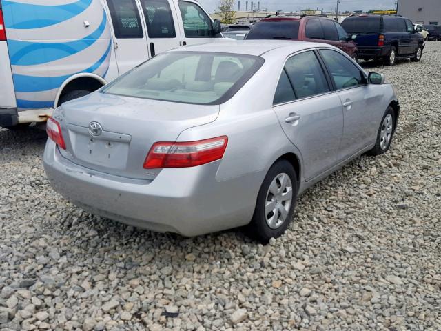 4T1BE46K47U590163 - 2007 TOYOTA CAMRY NEW SILVER photo 4