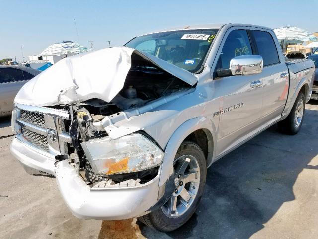 1C6RD6NT2CS182642 - 2012 DODGE RAM 1500 L SILVER photo 2