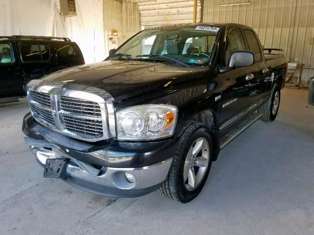 1D7HA18247S248865 - 2007 DODGE RAM 1500 S BLACK photo 2