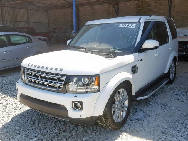 SALAK2V61GA779154 - 2016 LAND ROVER LR4 HSE LU WHITE photo 2