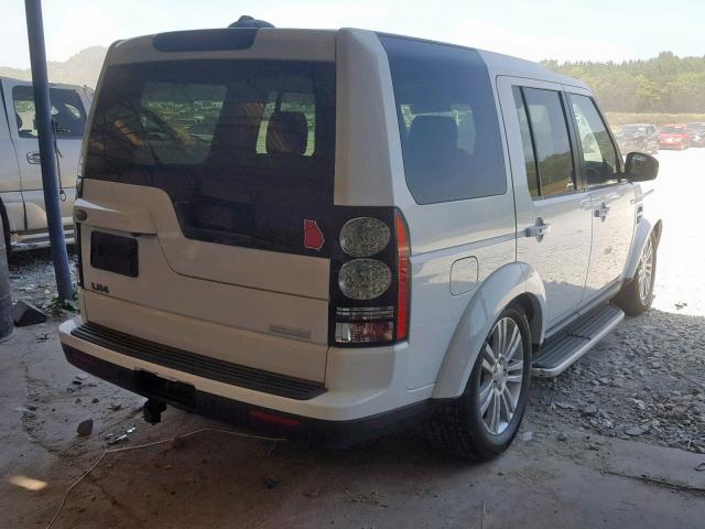 SALAK2V61GA779154 - 2016 LAND ROVER LR4 HSE LU WHITE photo 4