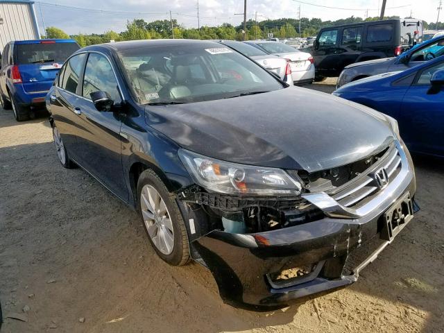 1HGCR2F80DA187558 - 2013 HONDA ACCORD EXL BLACK photo 1