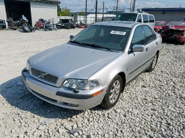 YV1VS29581F617133 - 2001 VOLVO S40 1.9T SILVER photo 2