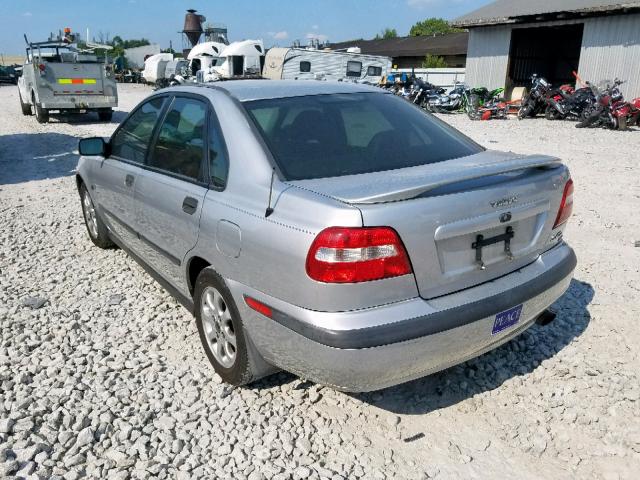 YV1VS29581F617133 - 2001 VOLVO S40 1.9T SILVER photo 3