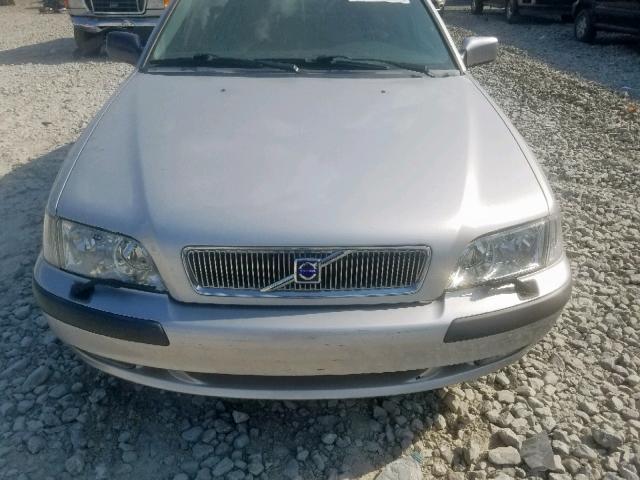 YV1VS29581F617133 - 2001 VOLVO S40 1.9T SILVER photo 9