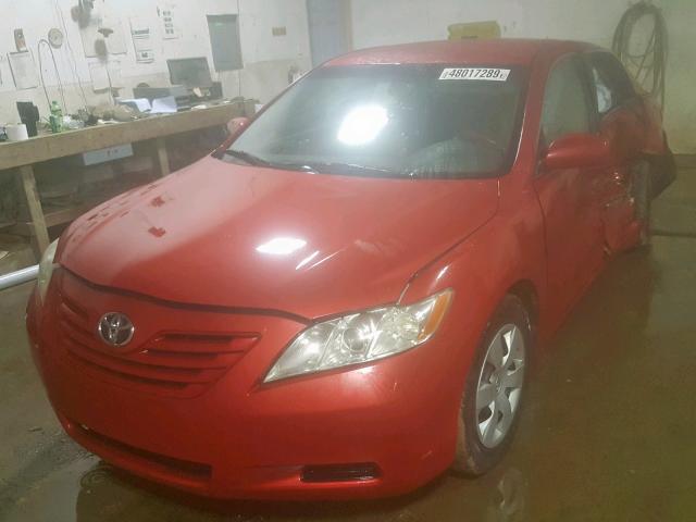 4T1BE46K47U156681 - 2007 TOYOTA CAMRY NEW RED photo 2