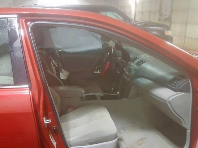 4T1BE46K47U156681 - 2007 TOYOTA CAMRY NEW RED photo 5