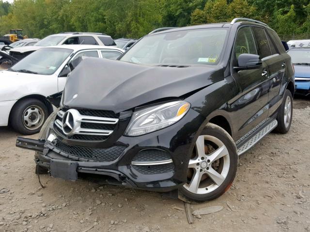 4JGDA5HB5GA765349 - 2016 MERCEDES-BENZ GLE 350 4M BLACK photo 2