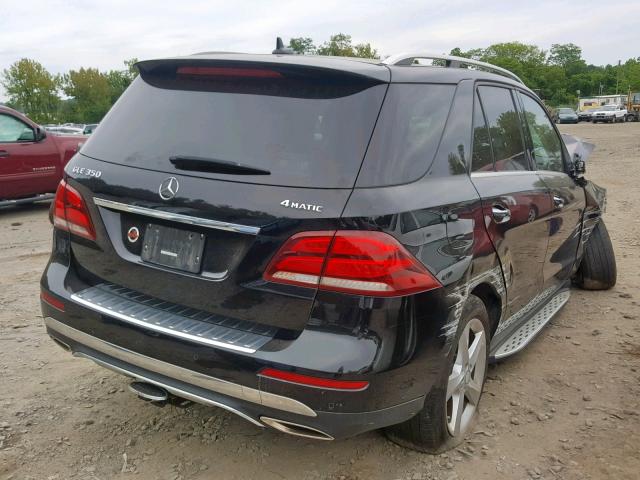 4JGDA5HB5GA765349 - 2016 MERCEDES-BENZ GLE 350 4M BLACK photo 4