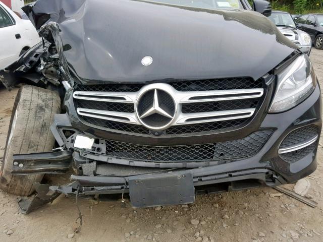 4JGDA5HB5GA765349 - 2016 MERCEDES-BENZ GLE 350 4M BLACK photo 7